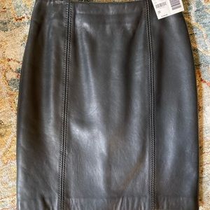 Vintage leather skirt, new with tags!